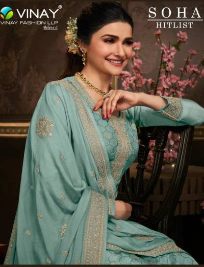 Soha Hit list By Vinay Designer Festive wear Salwar Kameez Collection